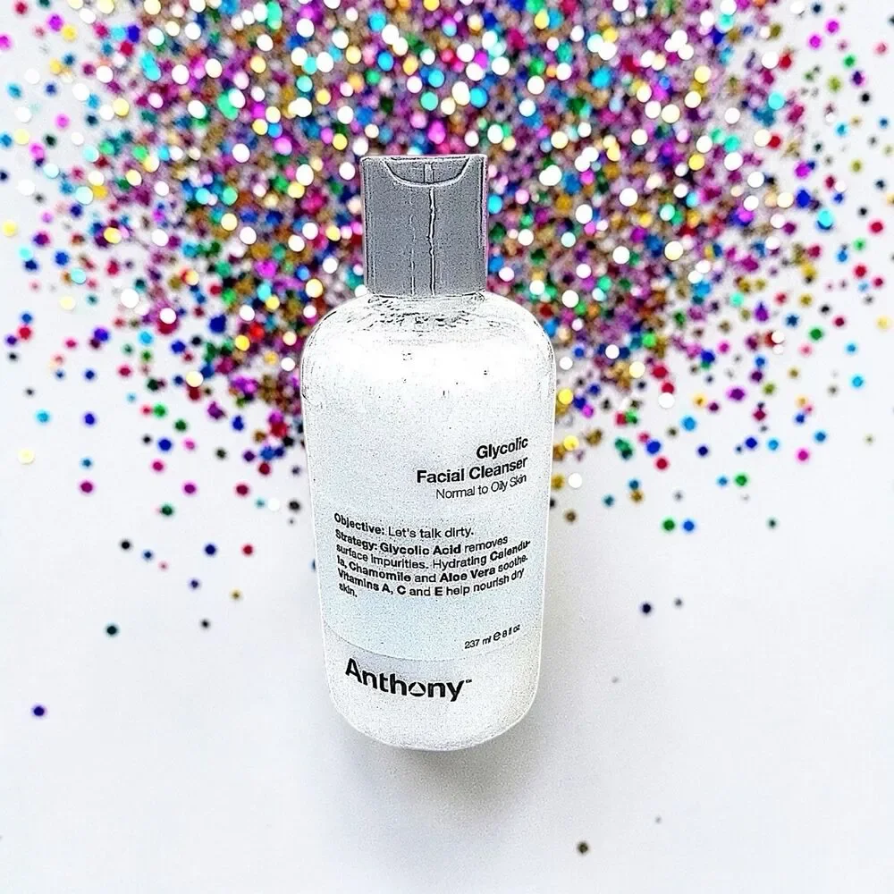 ANTHONY Glycolic Facial Cleanser 8 fl oz Brand New Without Box & Sealed